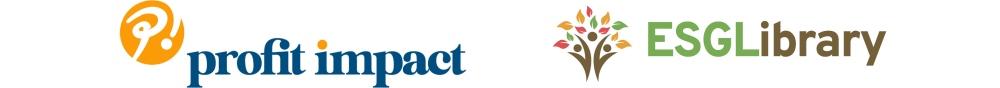 ESGLibrary x Profit Impact Logo